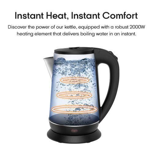 Syinix 2.2L Electric Kettle - Red - Additional Image