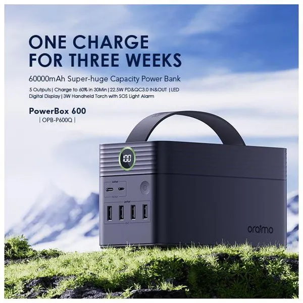 Oraimo PowerBox 600 60000mAh 22.5W Power Bank - Additional Image